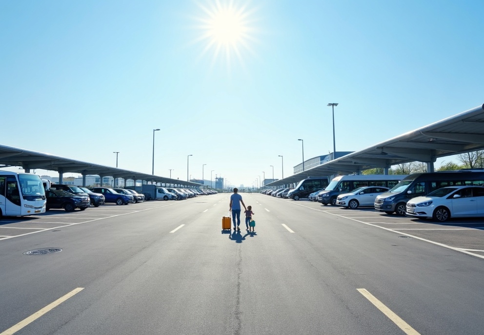 Short stay car park at Gatwick Airport terminal